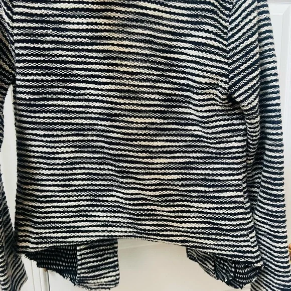 Avec Les Filles Black and White Striped Blazer - Picture 6 of 6